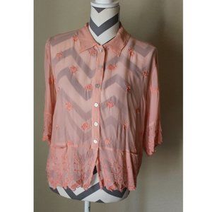 Moorcroft collection silk top (277)